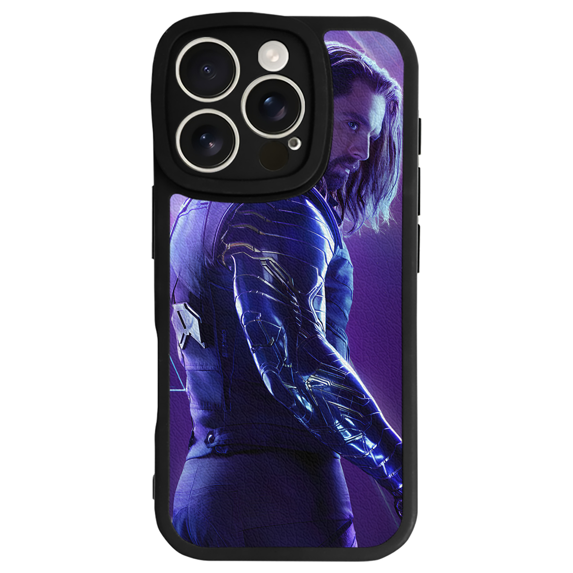 （画像用） アベンジャーズ The Avengers 【iPhone 16シリーズ対応】シリコンスマホケース（レザー調） 材質：シリコン